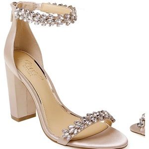 Jewel by Badgley Mischka Mayra Embellished Ankle Strap Sandal 7